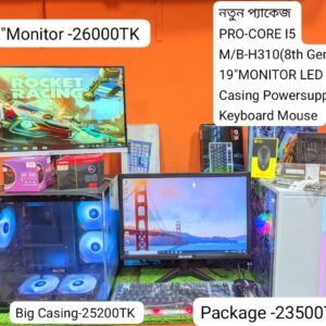 NEW- 23500/- Core i5 8TH GEN (128GB-8GB) 19'' LED H110 VIDEO EDITING